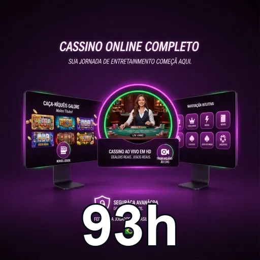 Ilustração de Explore os Slots Populares no 93h com Suporte Ágil